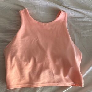Athleta Peach Crop Top